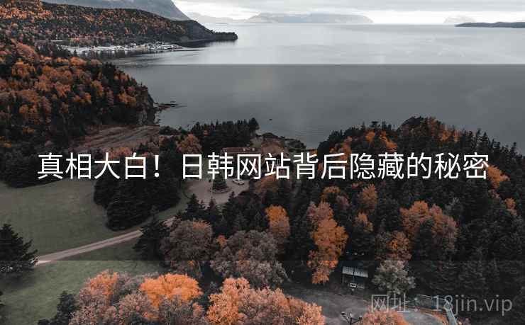 真相大白!日韩网站背后隐藏的秘密 真相大白!日韩网站背后隐藏的秘密