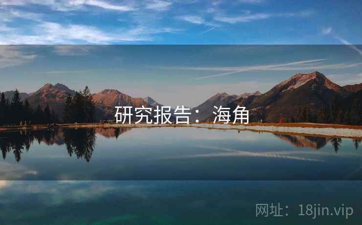 研究报告:海角 研究报告:海角